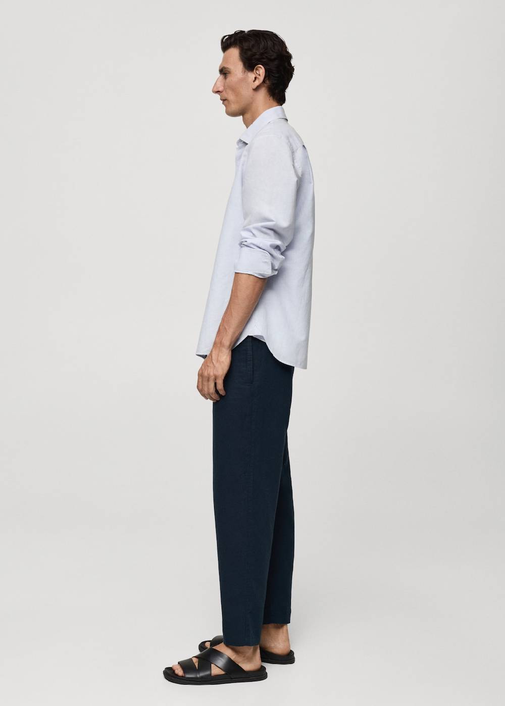 Mango Classic Fit-Leinenhemd