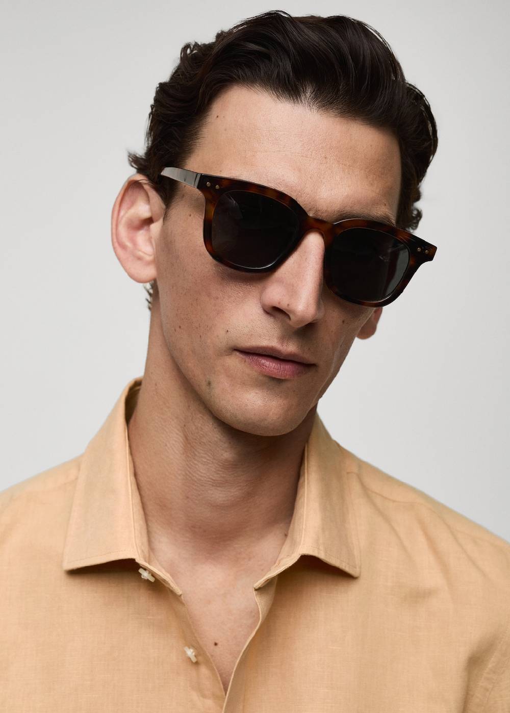 Mango Classic Fit-Leinenhemd