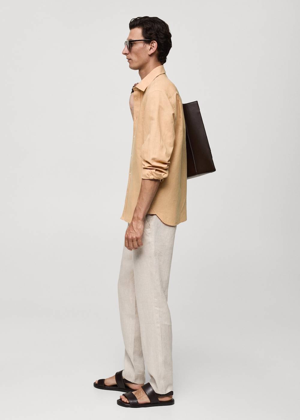 Mango Classic Fit-Leinenhemd