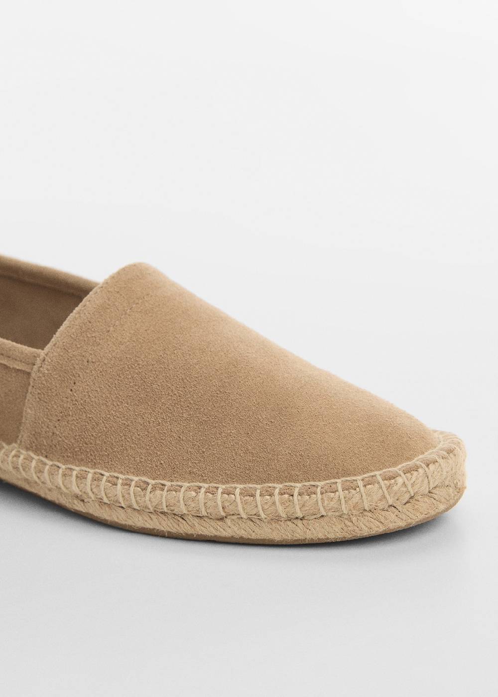 Mango Espadrille Aus Rauleder Und Jute