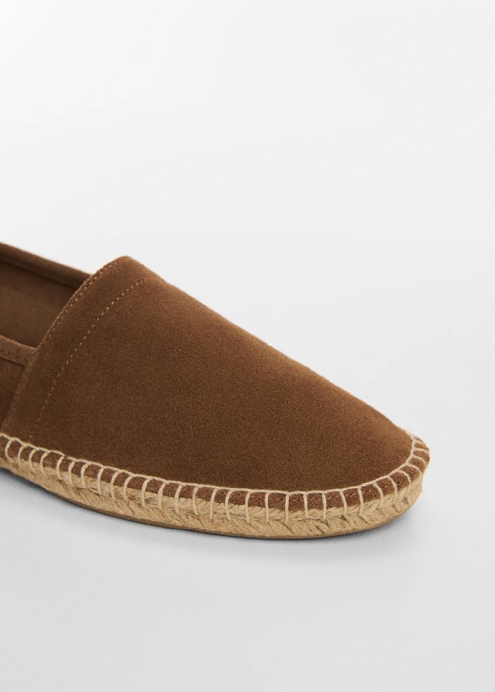 Mango Espadrille Aus Rauleder Und Jute