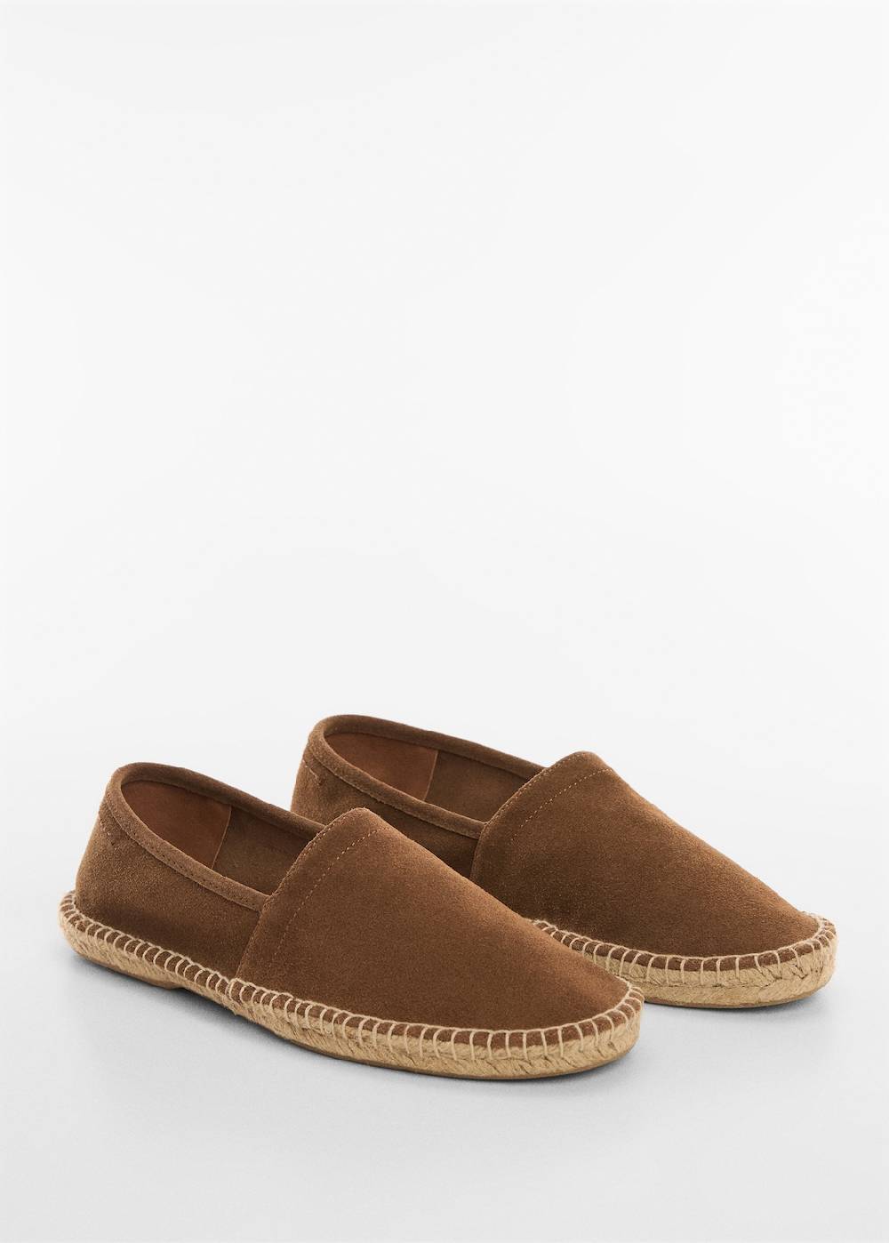 Mango Espadrille aus Rauleder und Jute