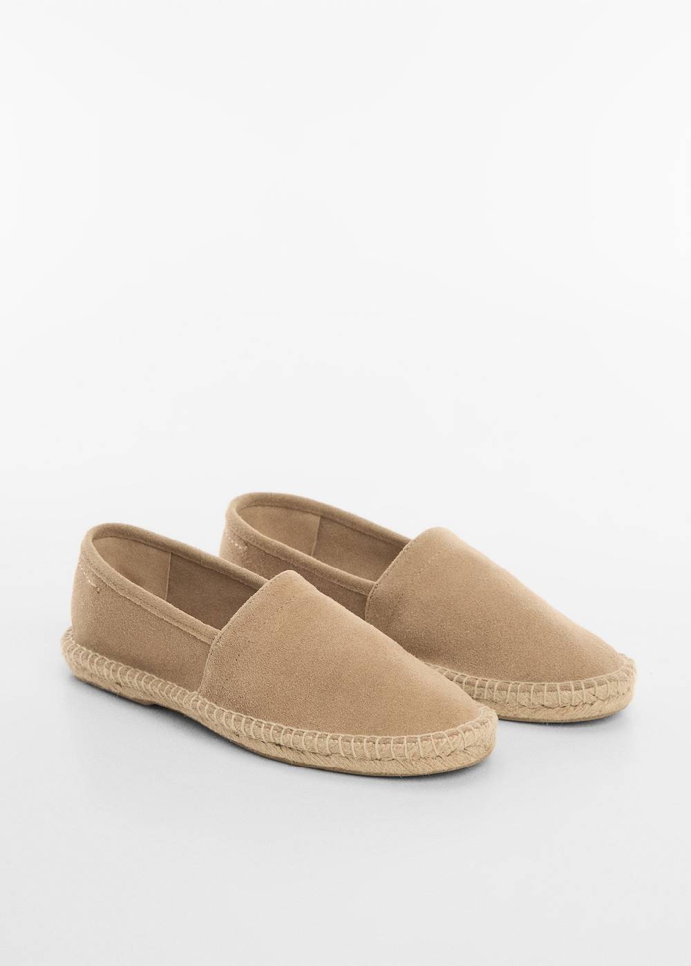 Mango Espadrille aus Rauleder und Jute