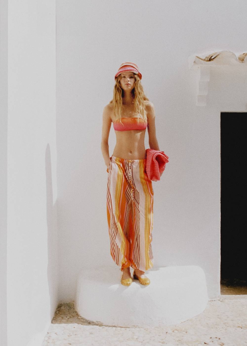 Mango Fallschirmhose Mit Streifenprint