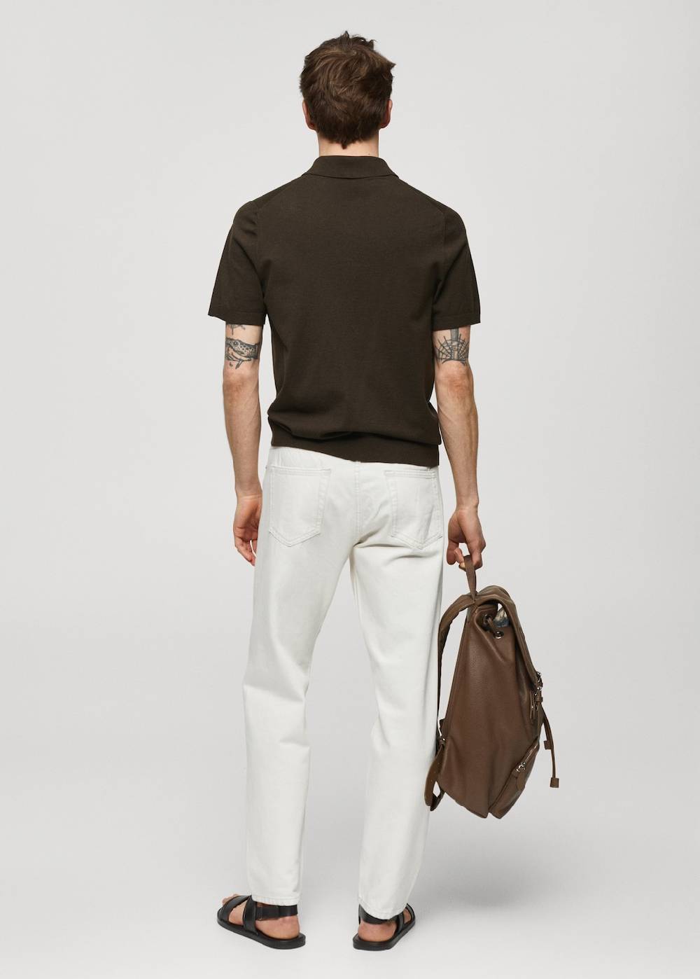 Mango Feinstrick-Poloshirt