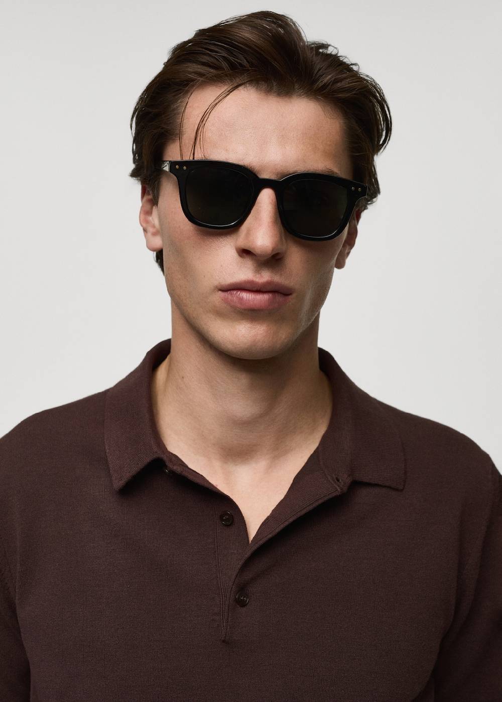 Mango Feinstrick-Poloshirt