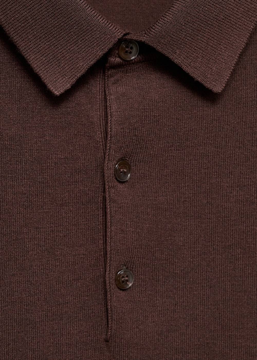 Mango Feinstrick-Poloshirt