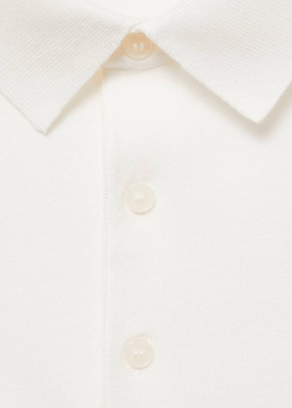 Mango Feinstrick-Poloshirt