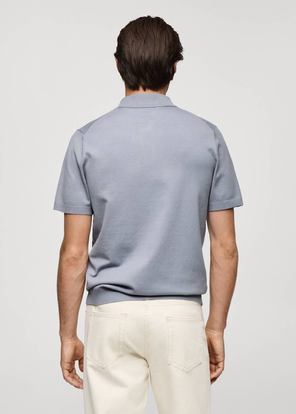 Mango Feinstrick-Poloshirt