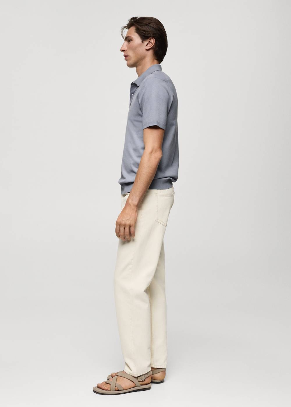 Mango Feinstrick-Poloshirt
