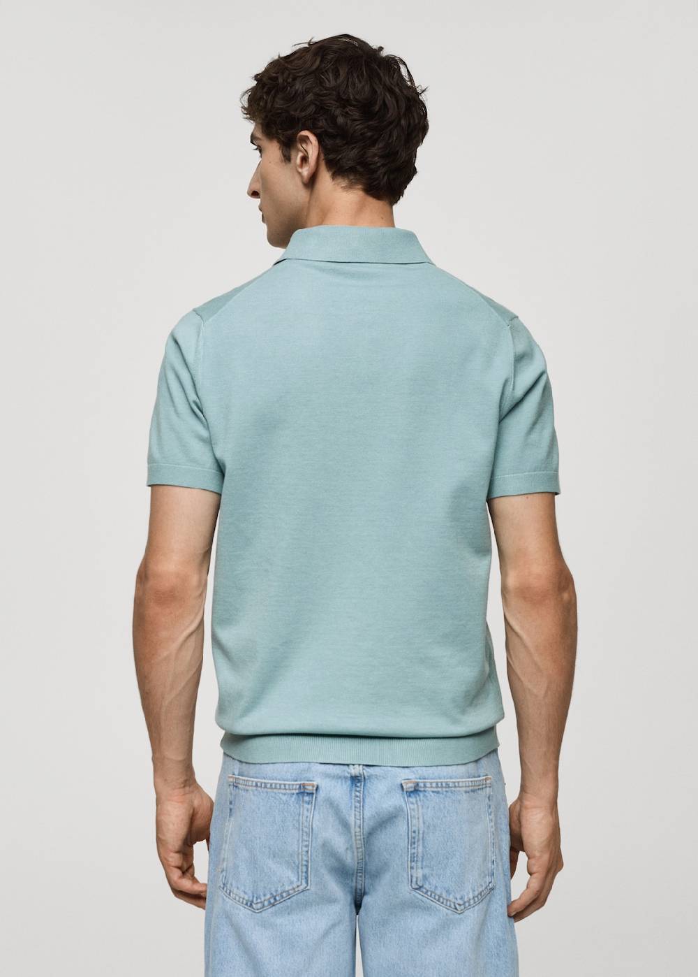 Mango Feinstrick-Poloshirt
