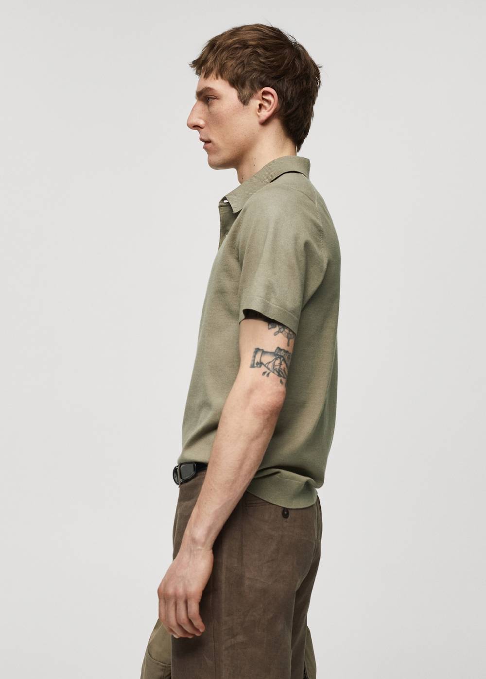 Mango Feinstrick-Poloshirt