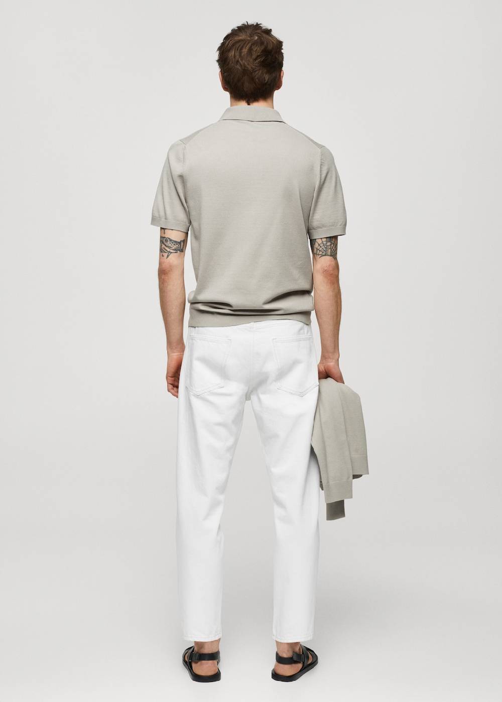 Mango Feinstrick-Poloshirt