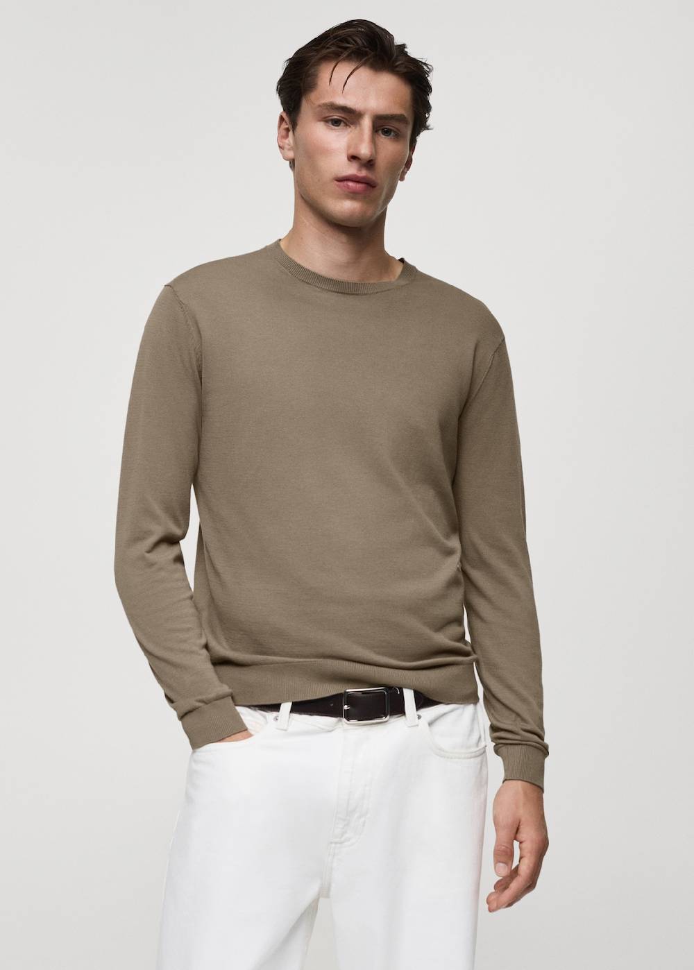 Mango Feinstrickpullover aus 100 % Baumwolle