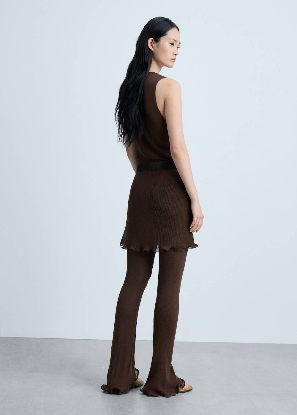 Mango Flare-Strickhose