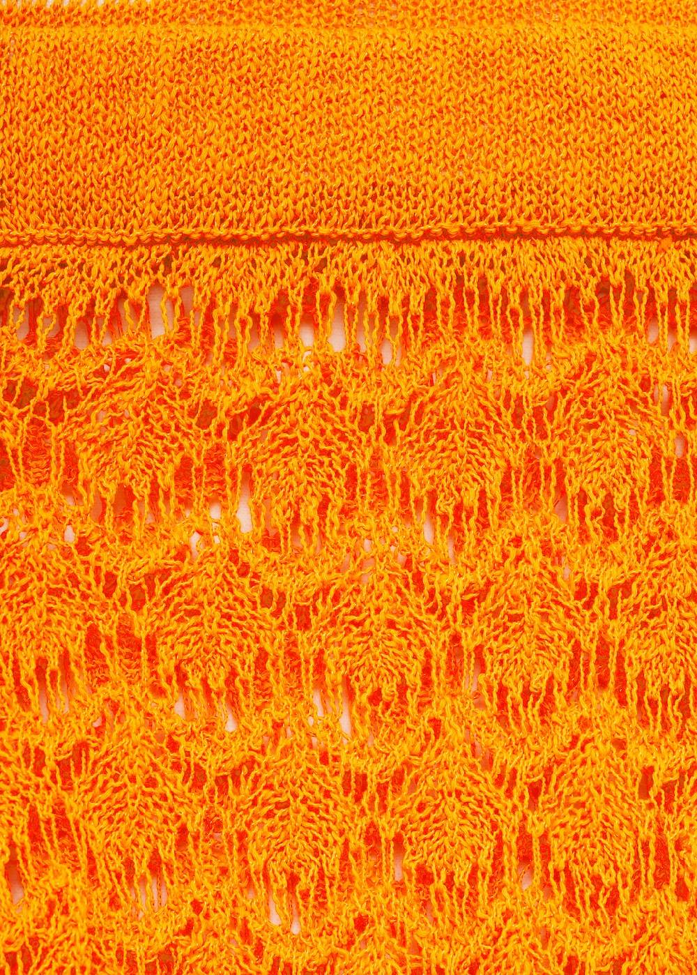 Mango Flared-Häkelhose