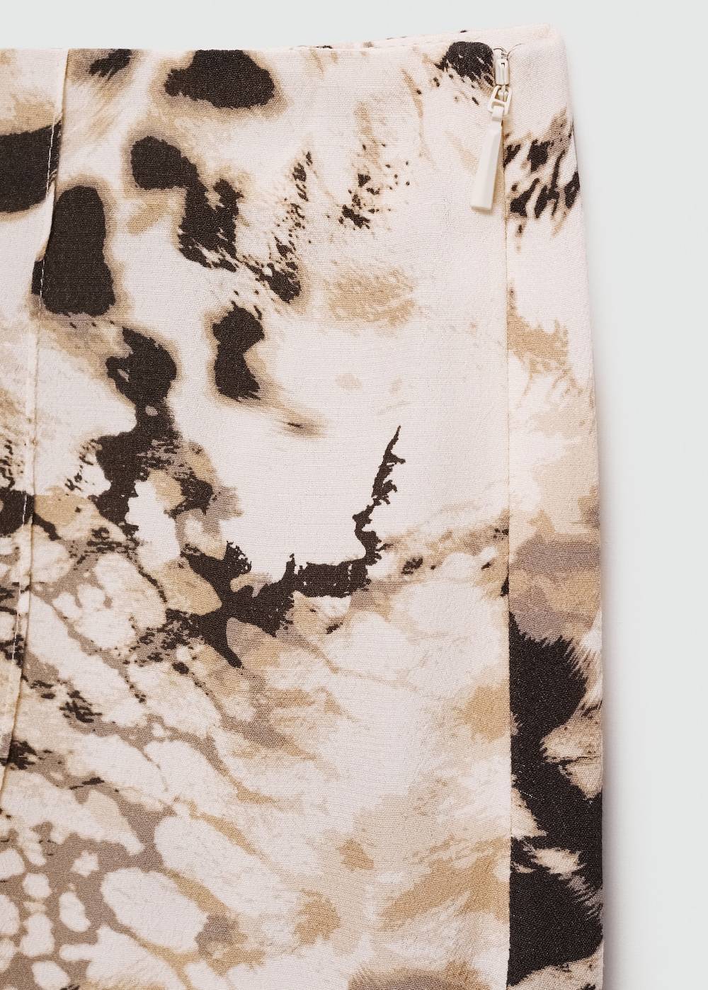 Mango Fließende Hose Mit Animal-Print