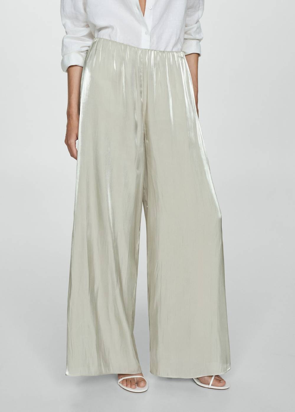 Mango Fließende Satinhose