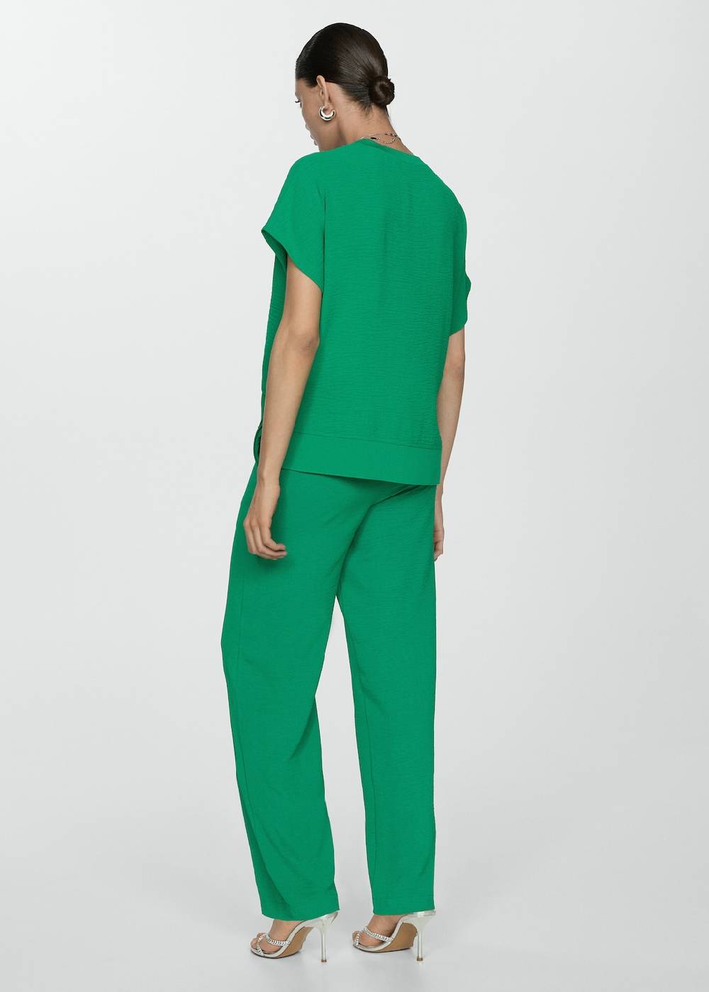 Mango Fließende Wideleg-Hose