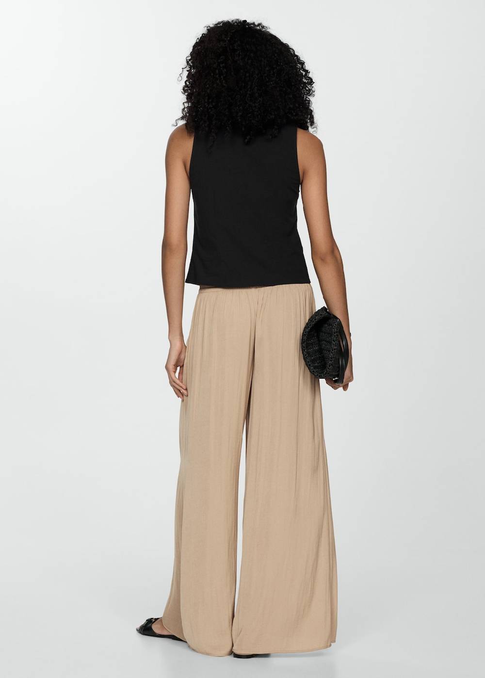 Mango Fließende Wideleg-Hose