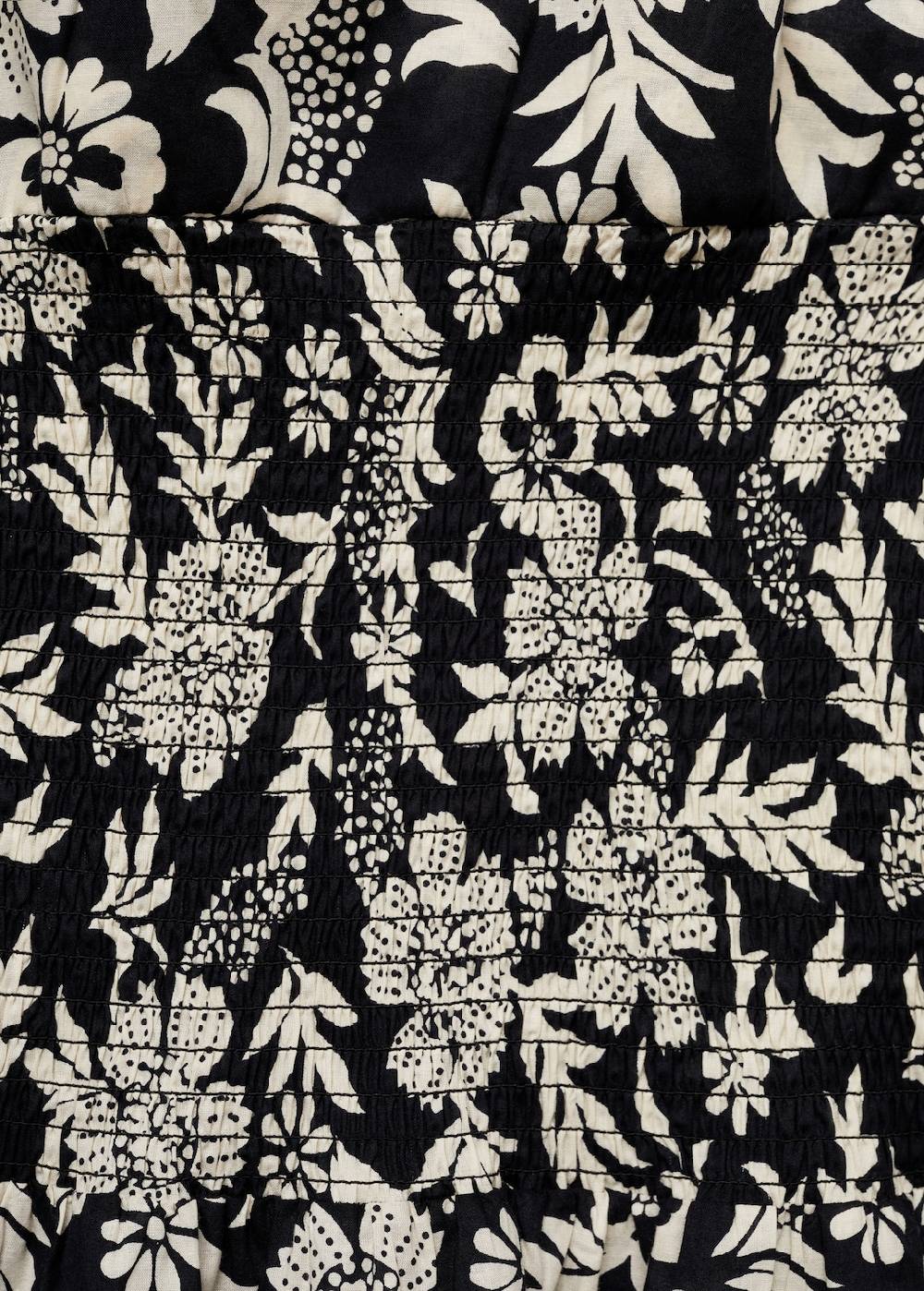 Mango Florales Kleid Mit Raffdetails