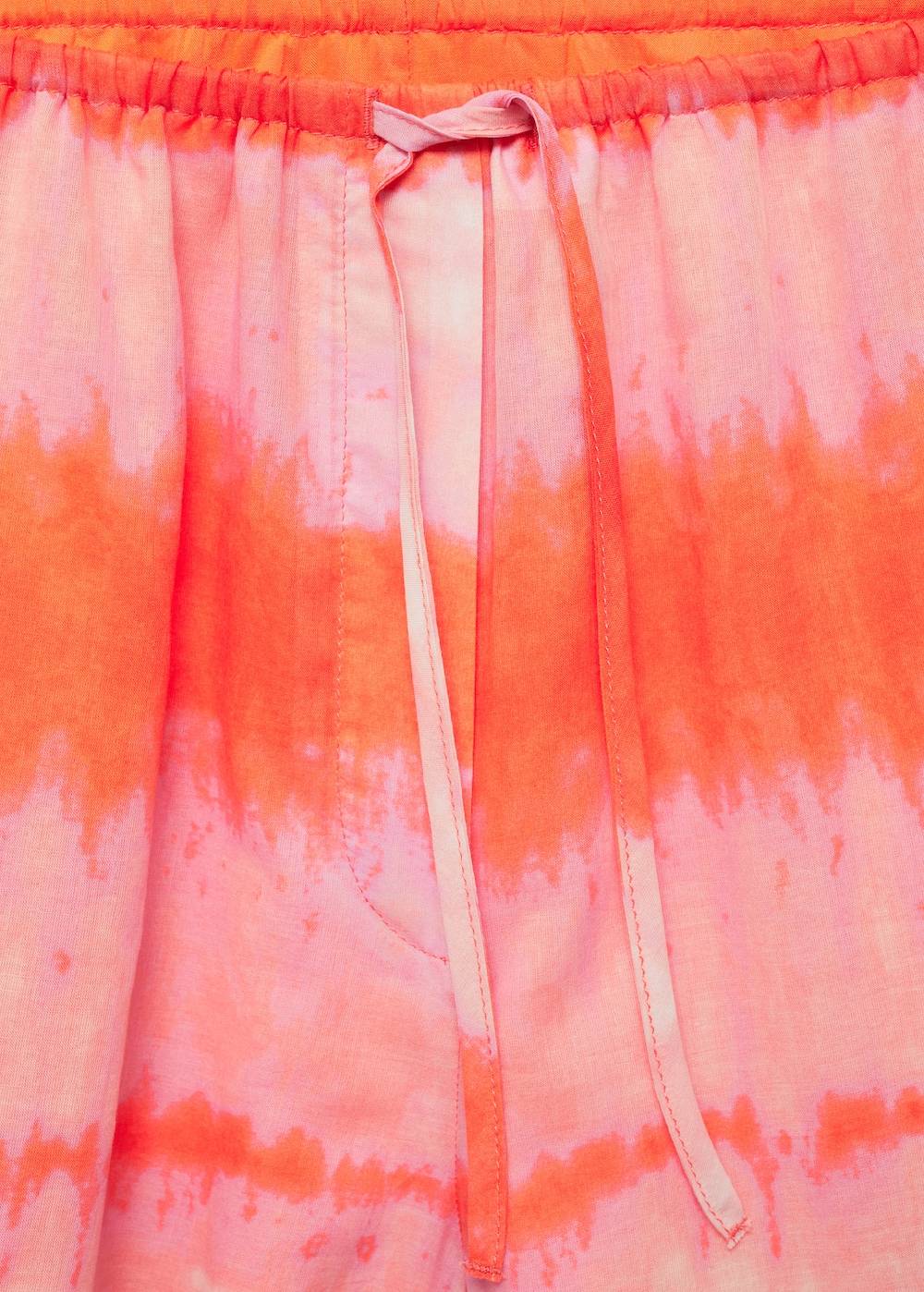 Mango Gemusterte Shorts Mit Stretchbund