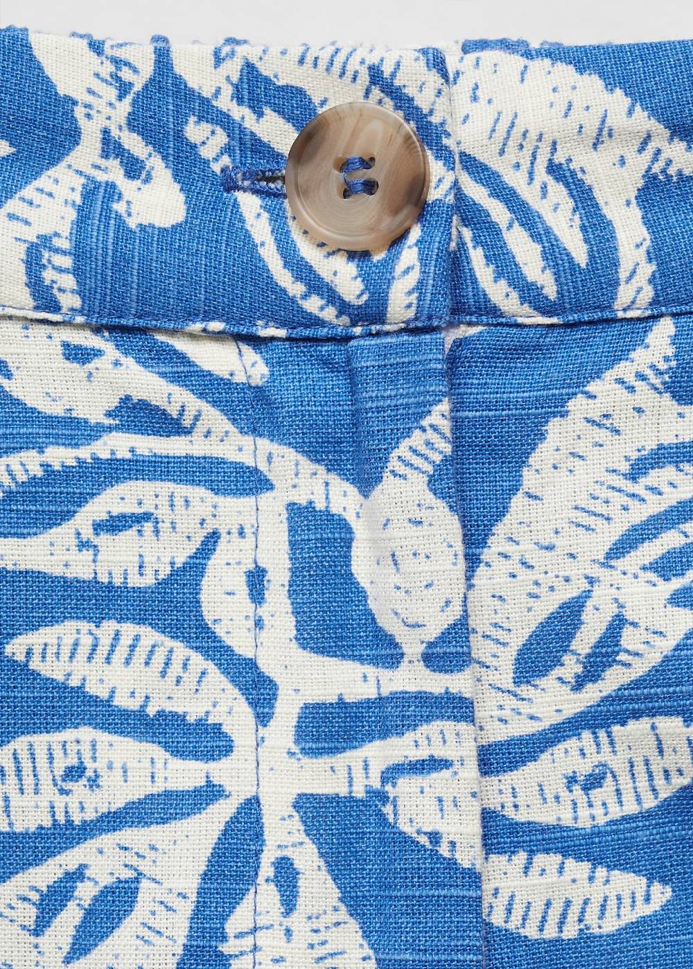 Mango Gemusterte Wideleg-Hose