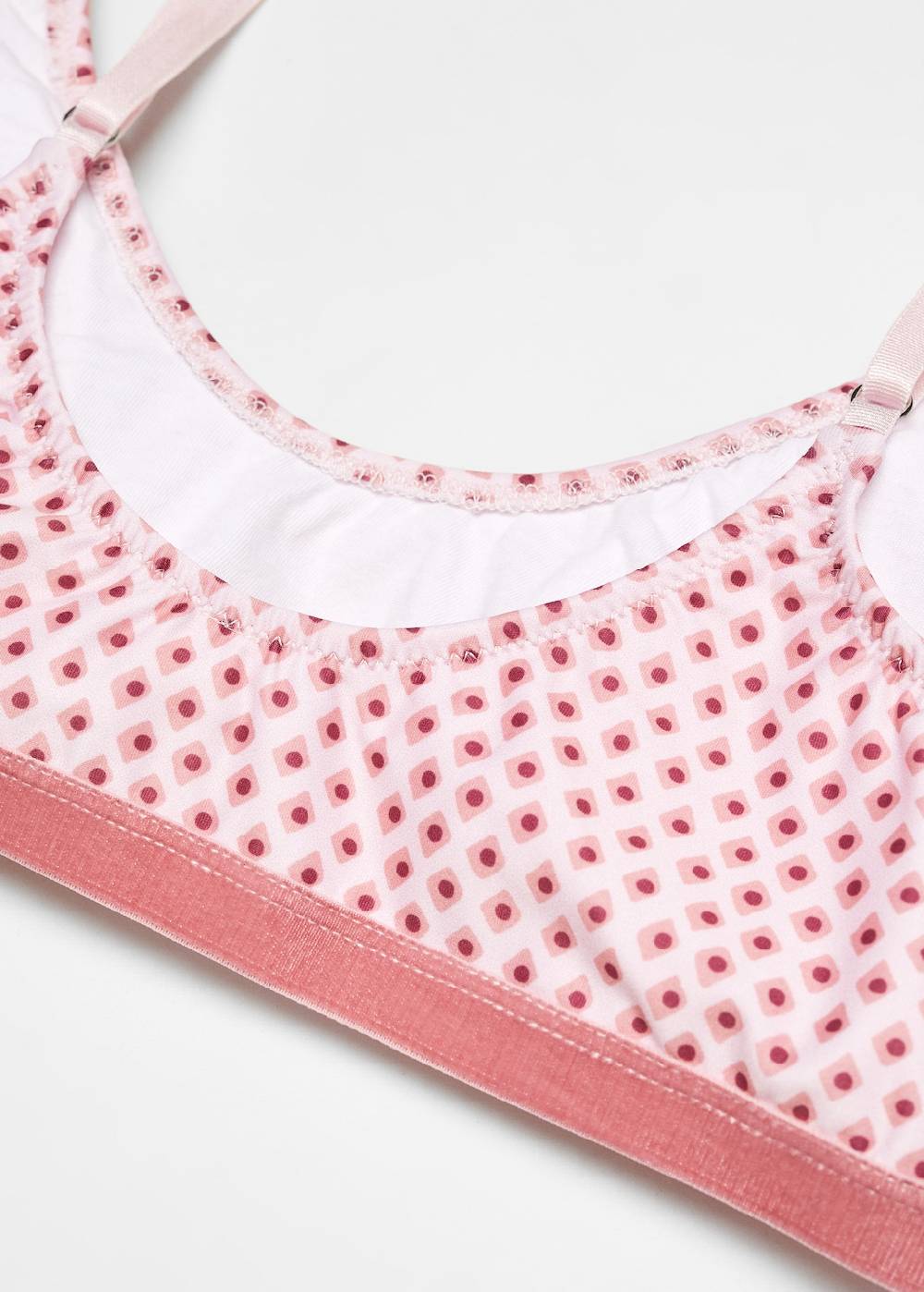 Mango Gemusterter BH