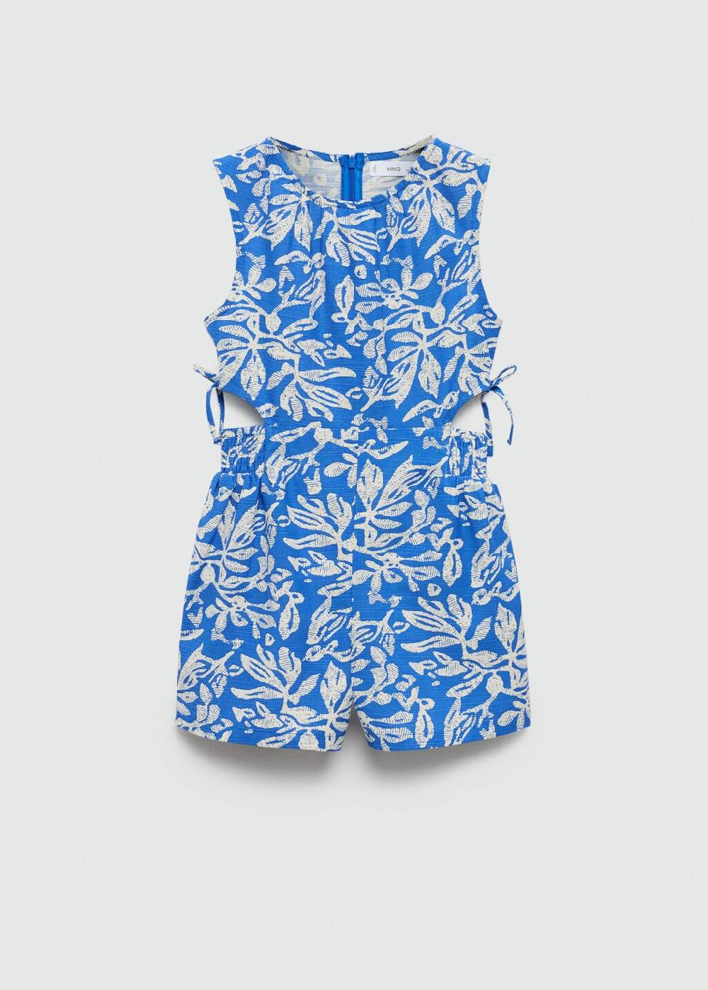 Mango Gemusterter Cut-Out-Jumpsuit