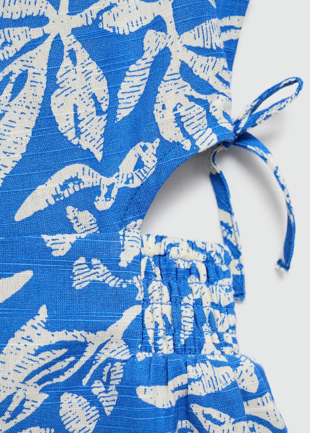 Mango Gemusterter Cut-Out-Jumpsuit