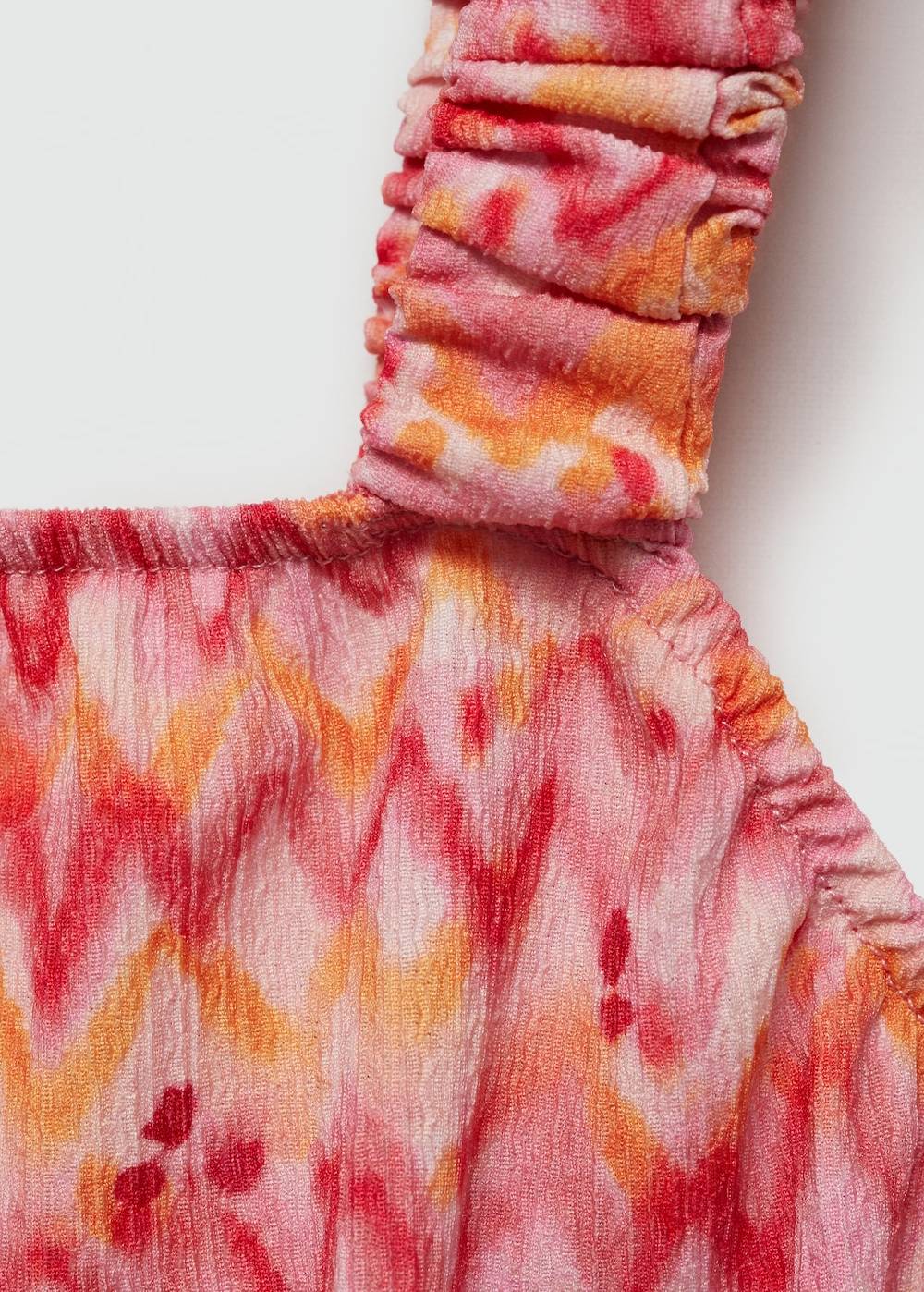 Mango Gemustertes Crop-Top