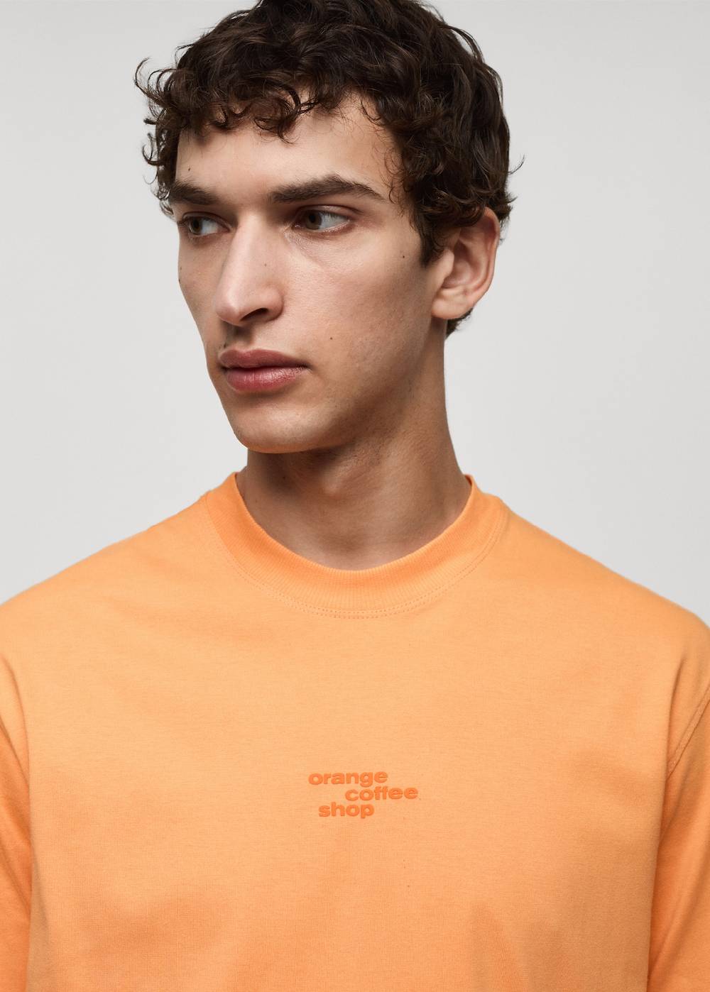 Mango Gemustertes T-Shirt Aus 100 % Baumwolle