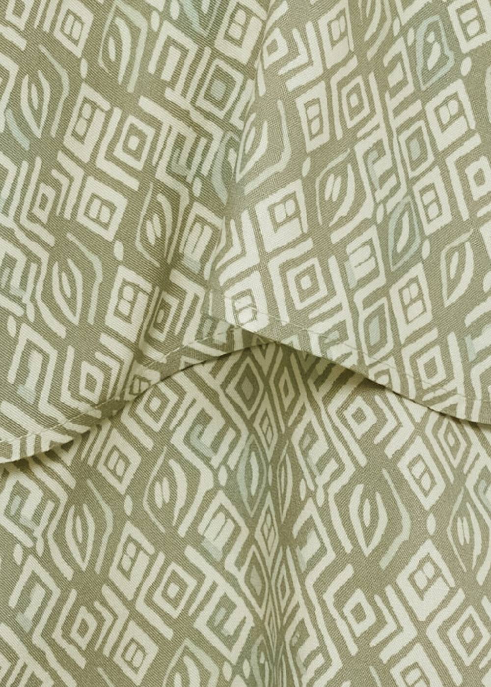 Mango Gemustertes Volant-Top