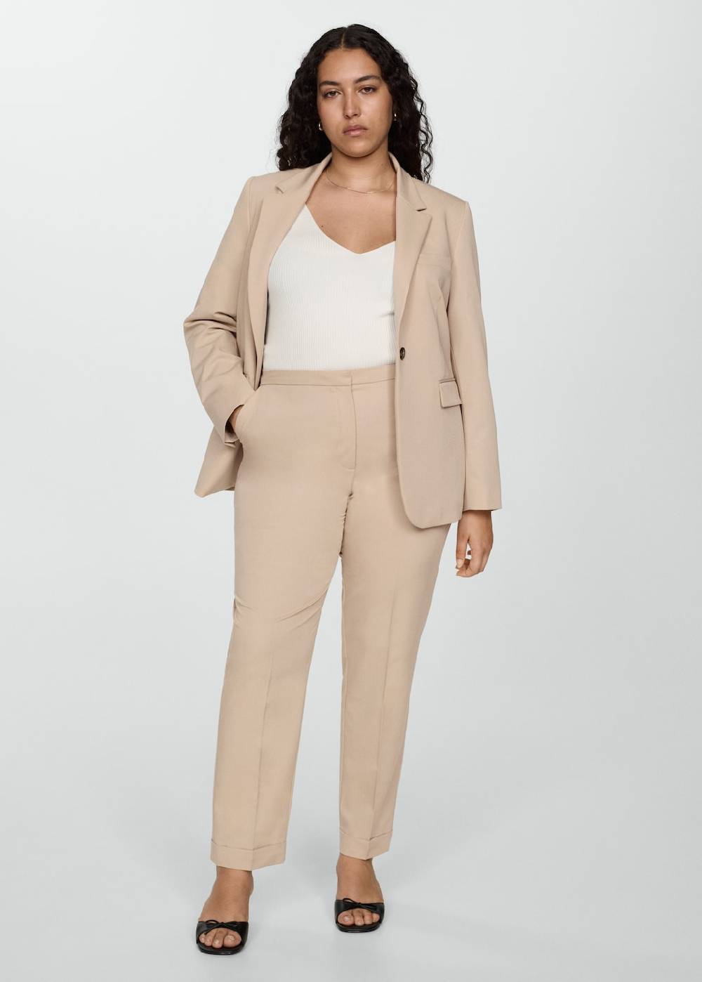 Mango Gerade Anzughose