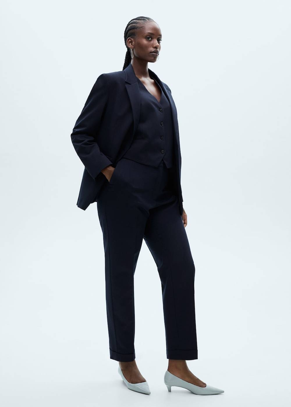 Mango Gerade Anzughose