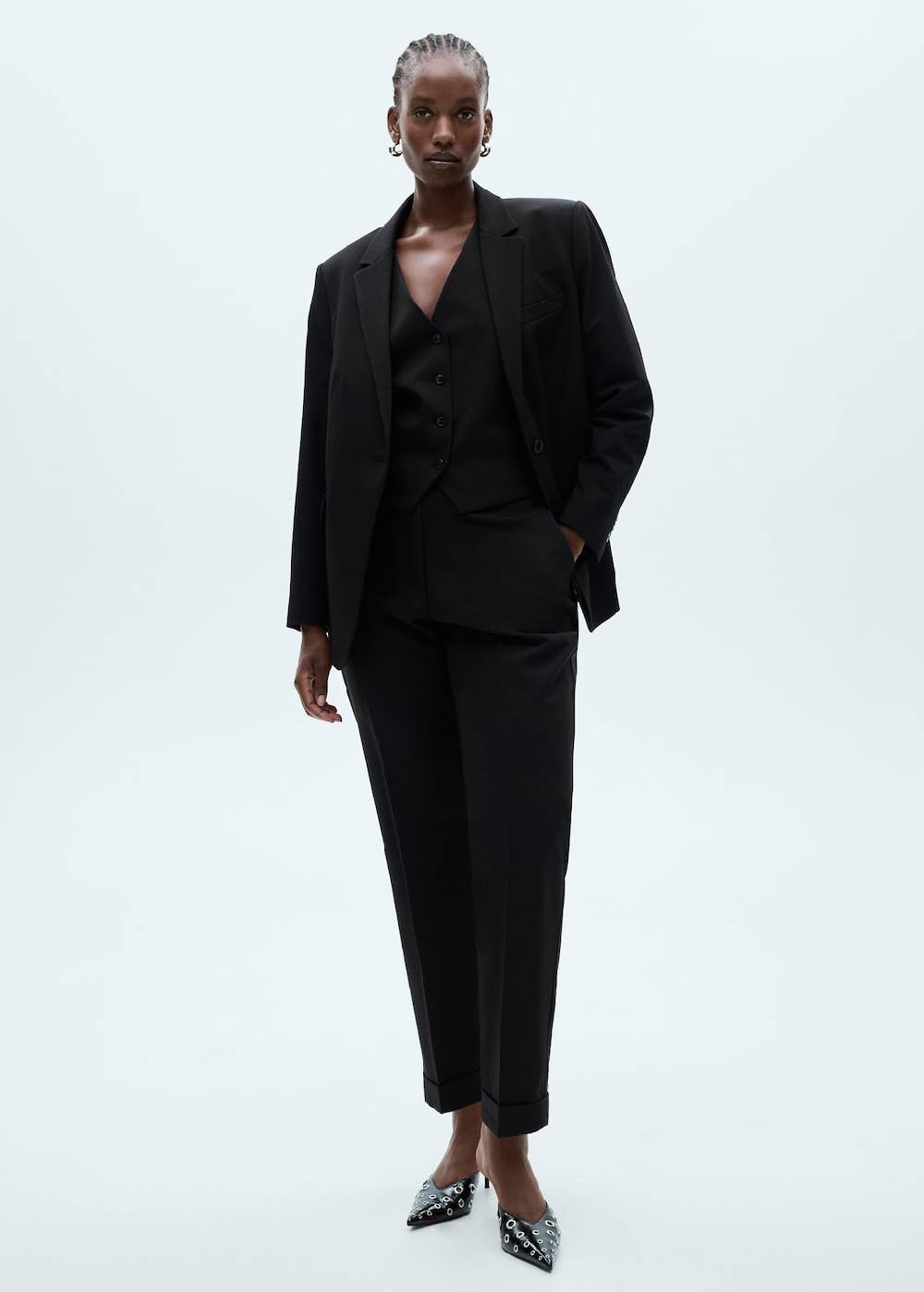 Mango Gerade Anzughose