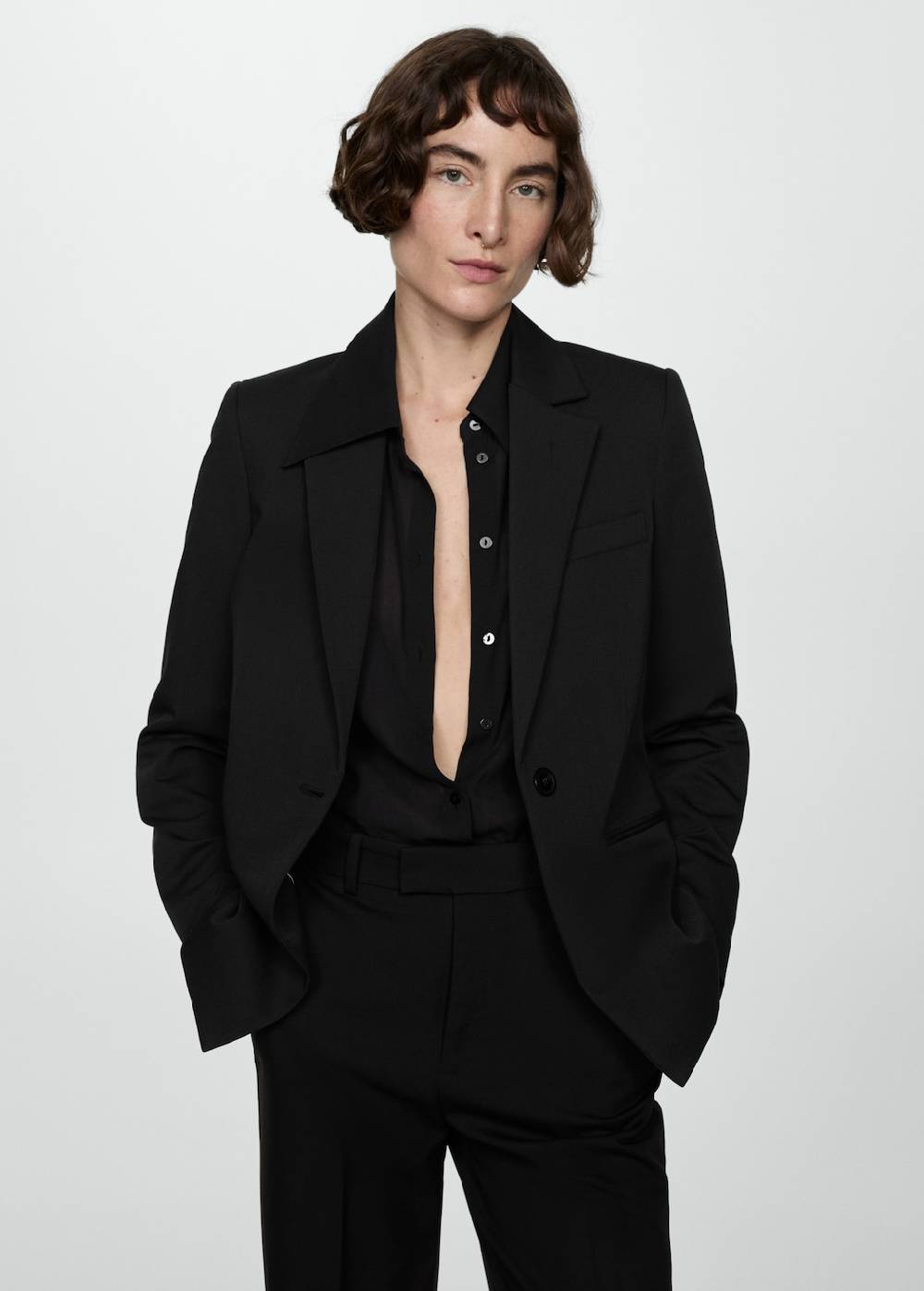 Mango Gerade Anzughose