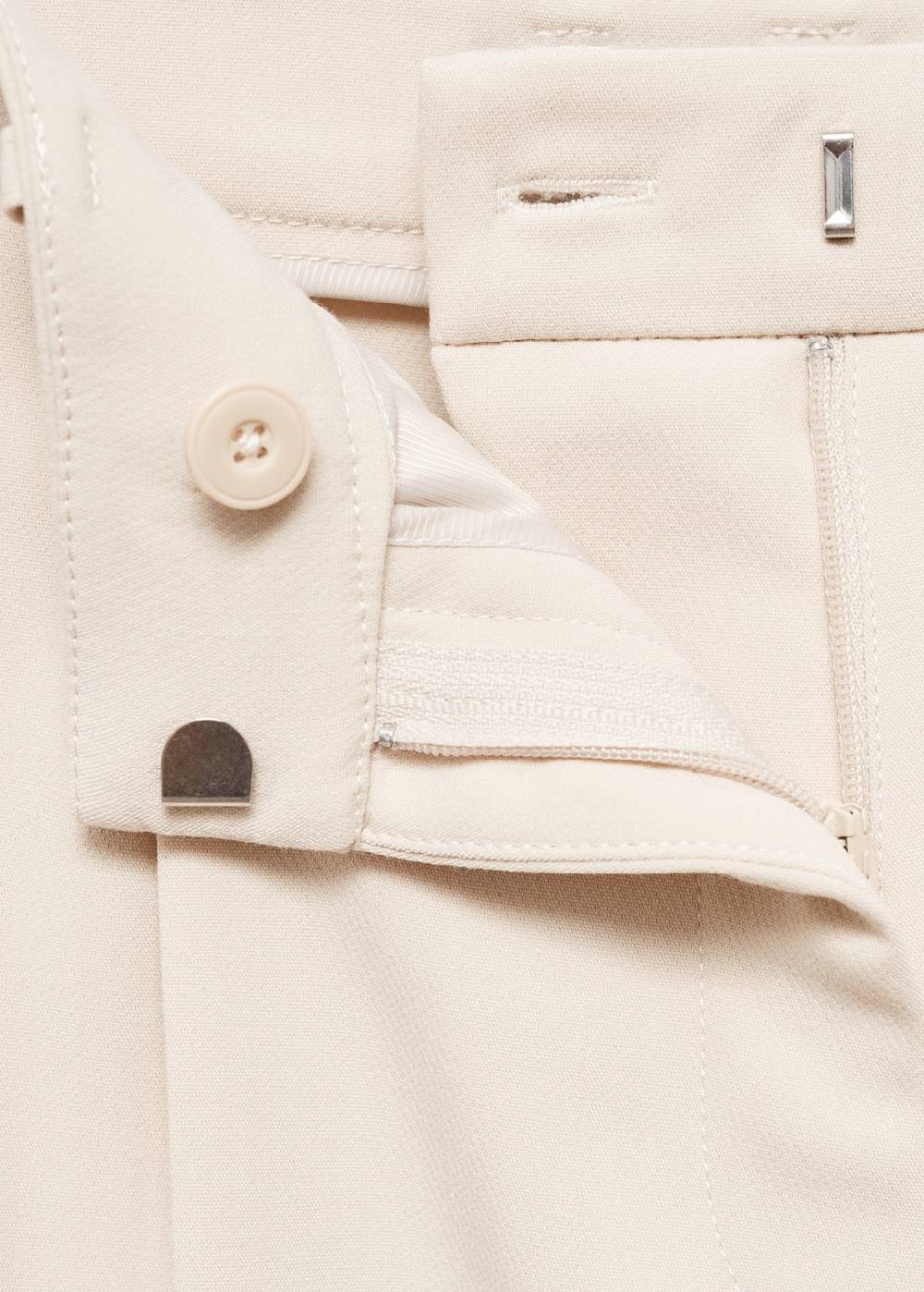 Mango Gerade Bundfaltenhose