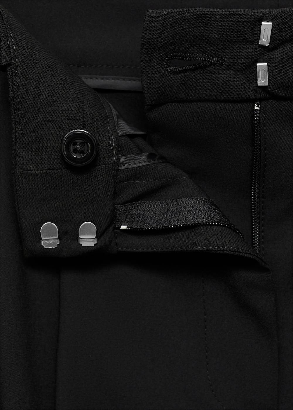 Mango Gerade Bundfaltenhose