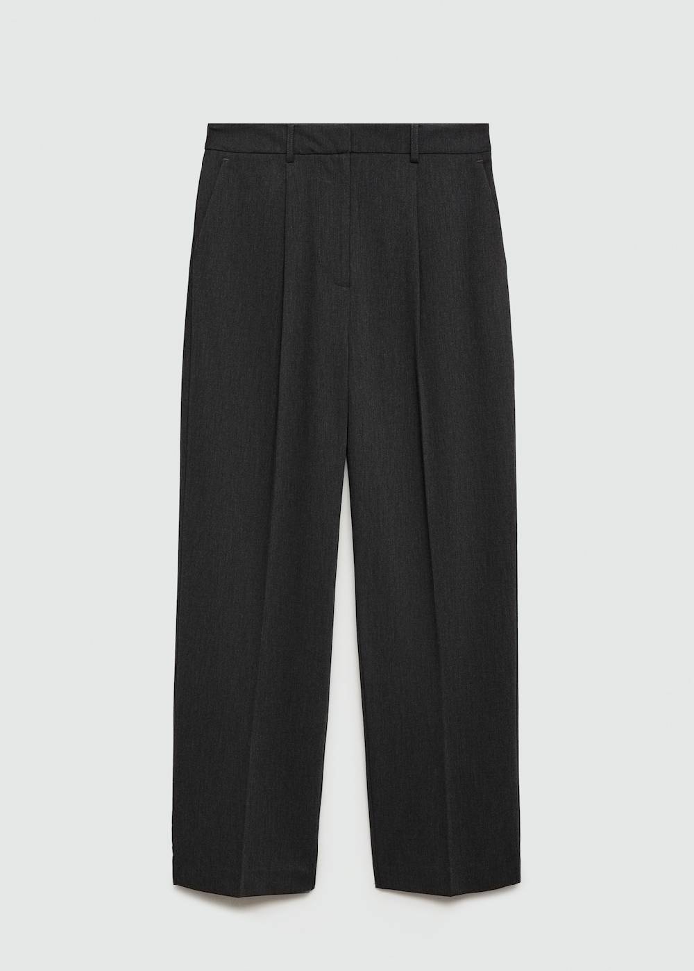 Mango Gerade Bundfaltenhose