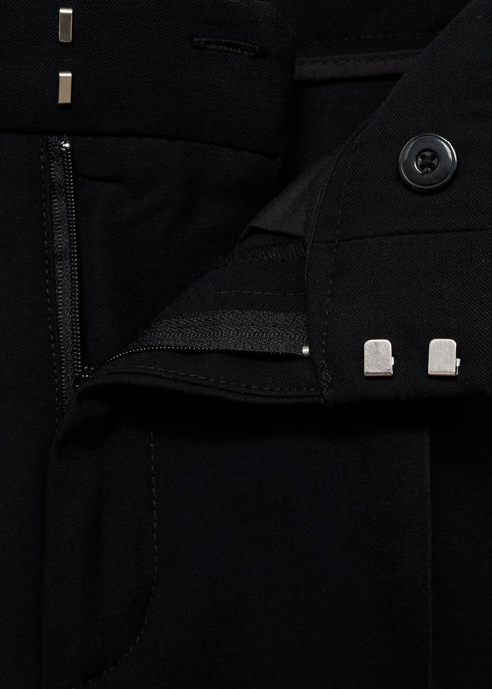 Mango Gerade Bundfaltenhose