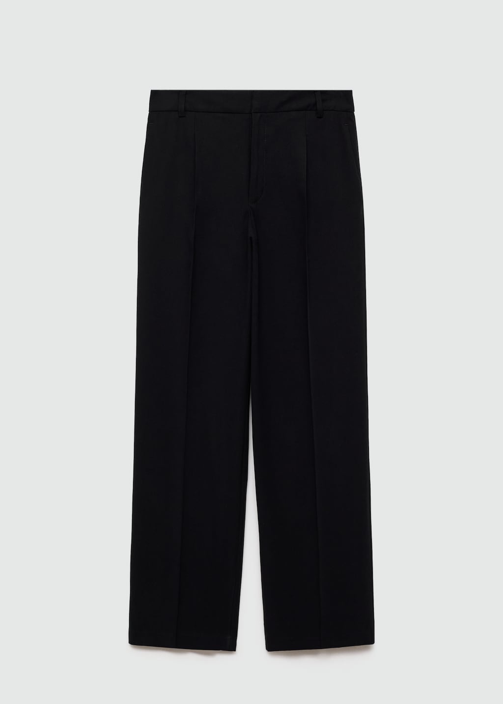 Mango Gerade Bundfaltenhose