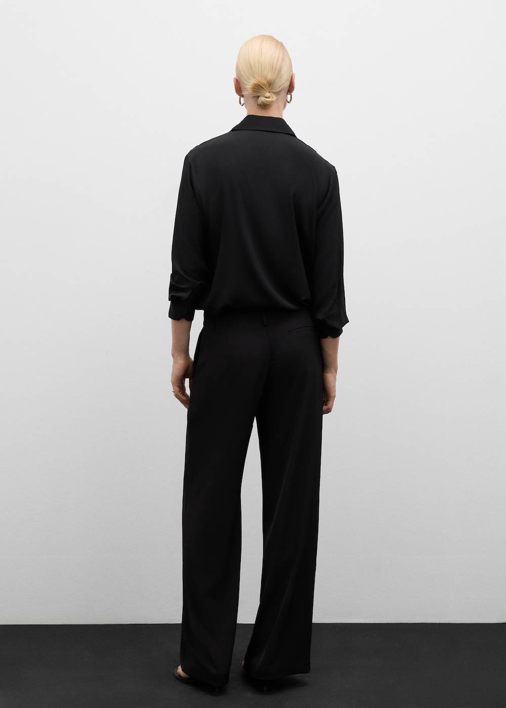 Mango Gerade Bundfaltenhose