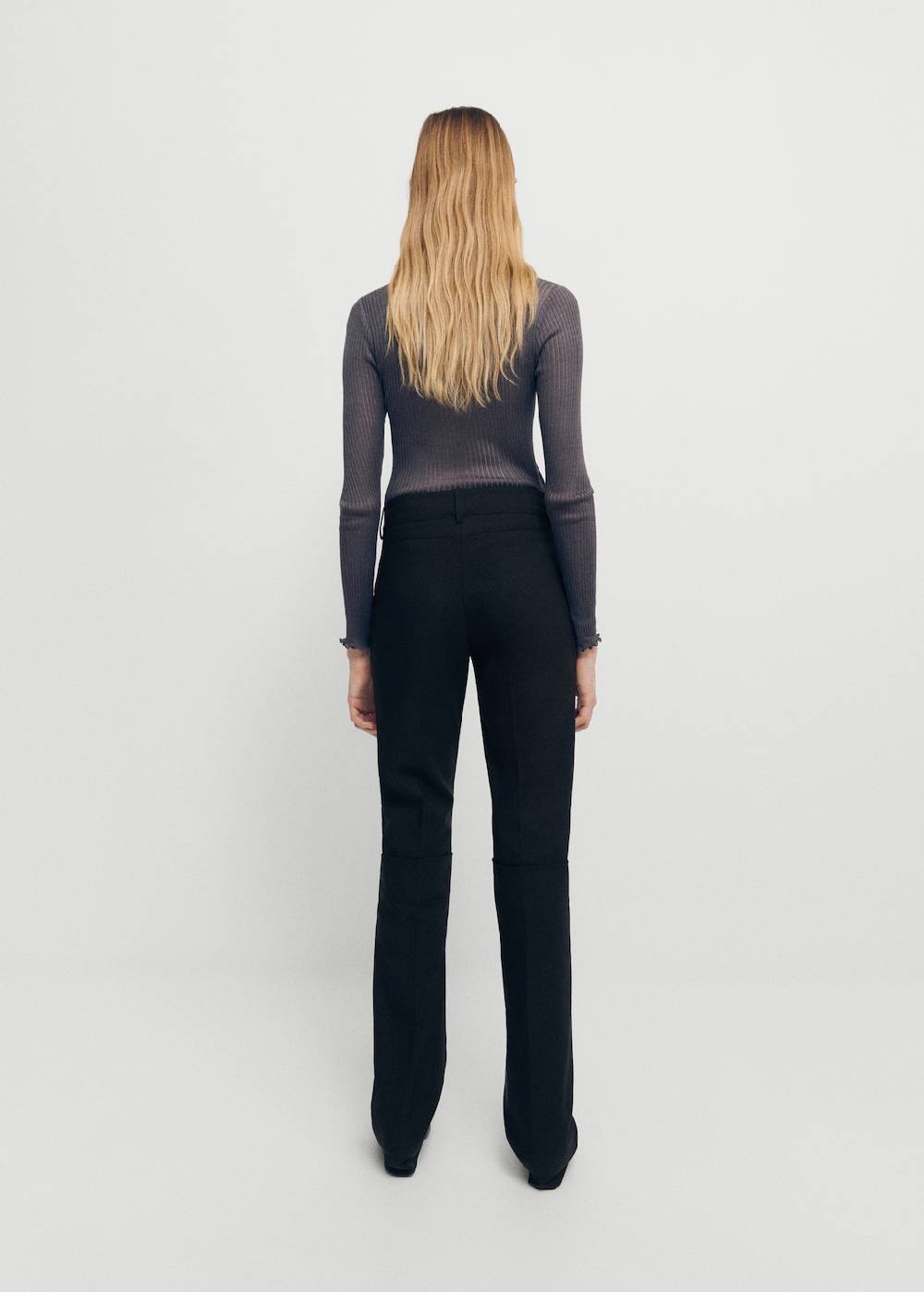 Mango Gerade Bundfaltenhose