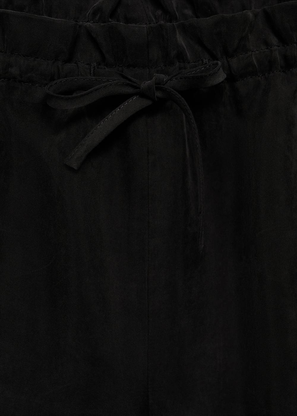 Mango Gerade Cupro-Shorts Mit Hoher Bundhöhe