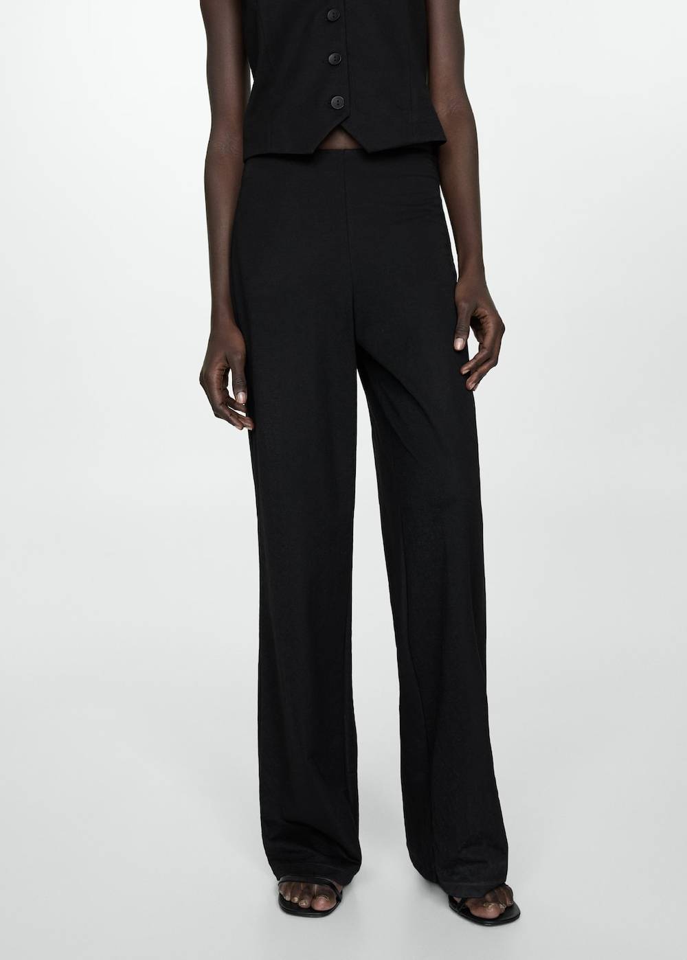 Mango Gerade, fließende Hose