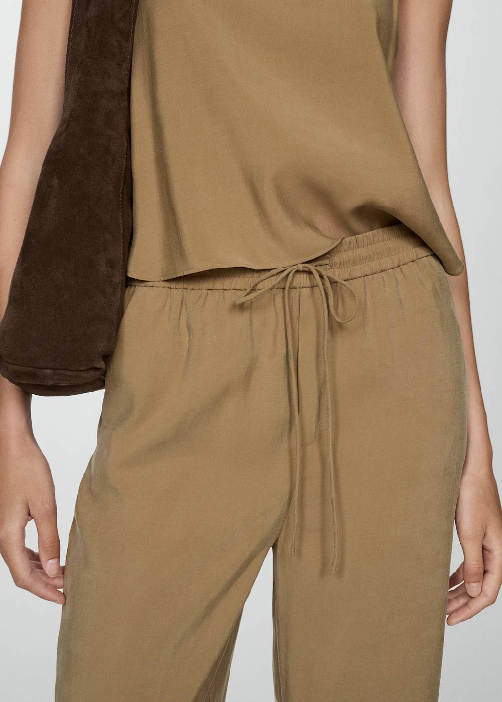 Mango Gerade Hose Aus Modal