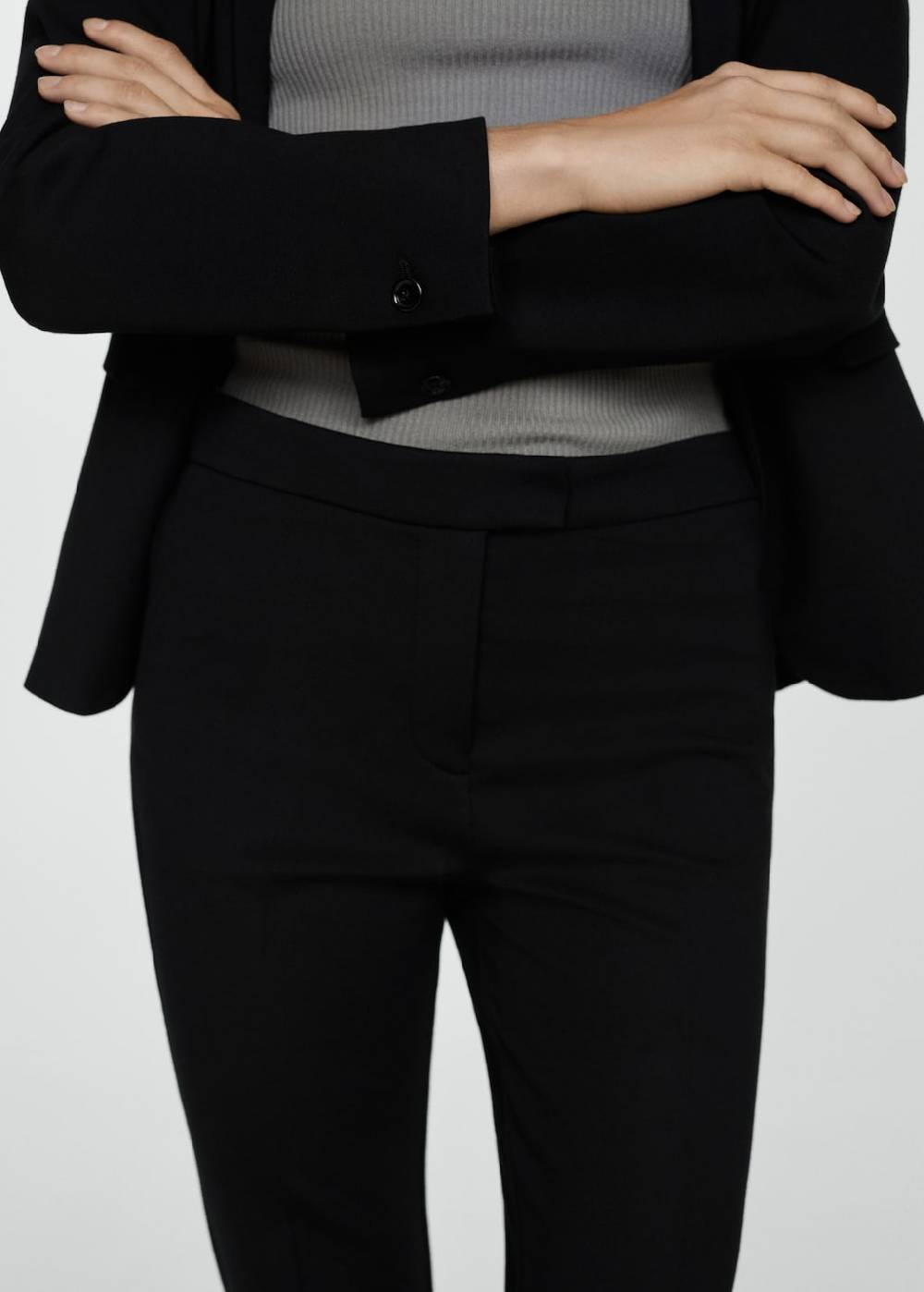 Mango Gerade Hose Aus Romanit-Jersey