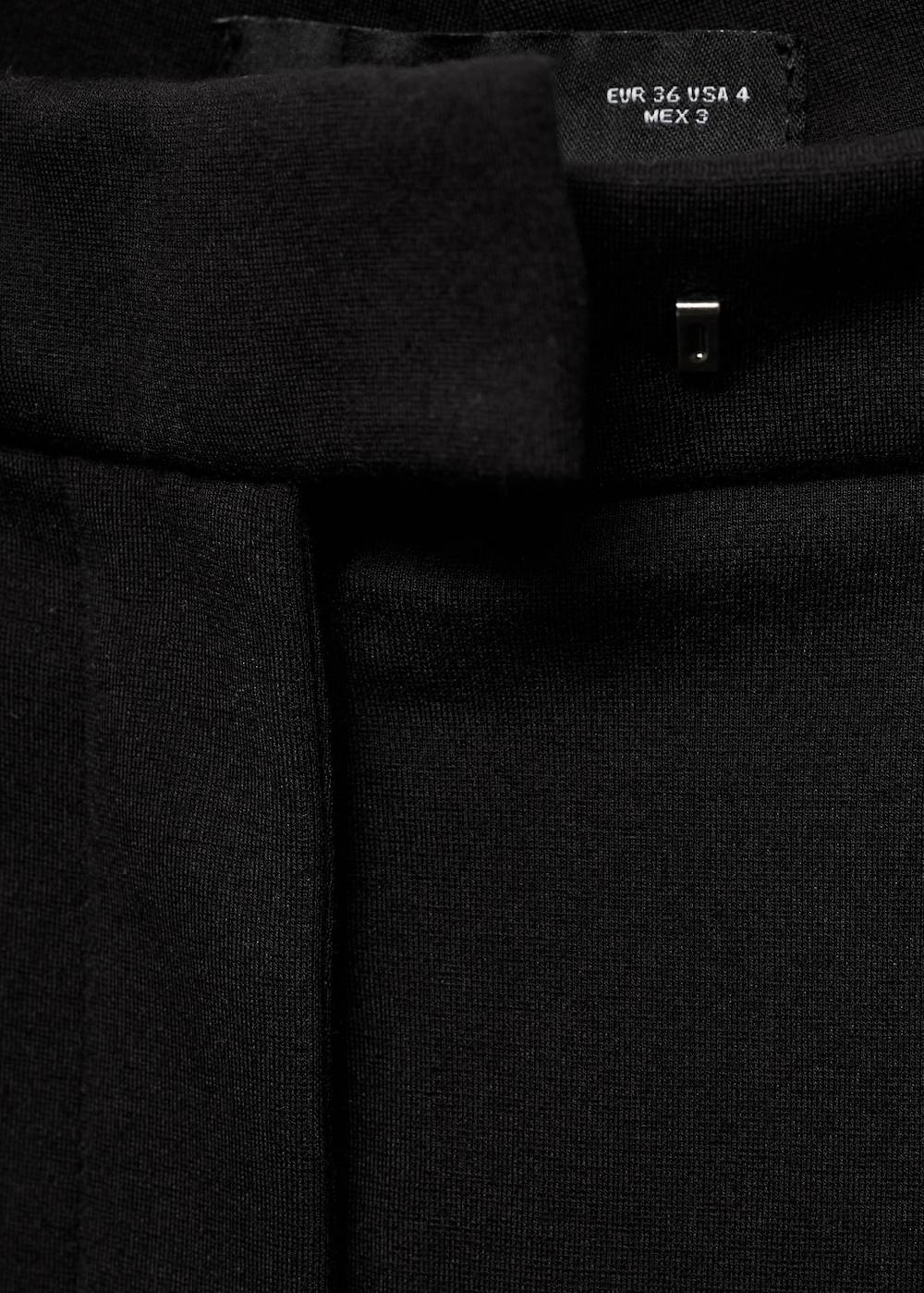 Mango Gerade Hose Aus Romanit-Jersey