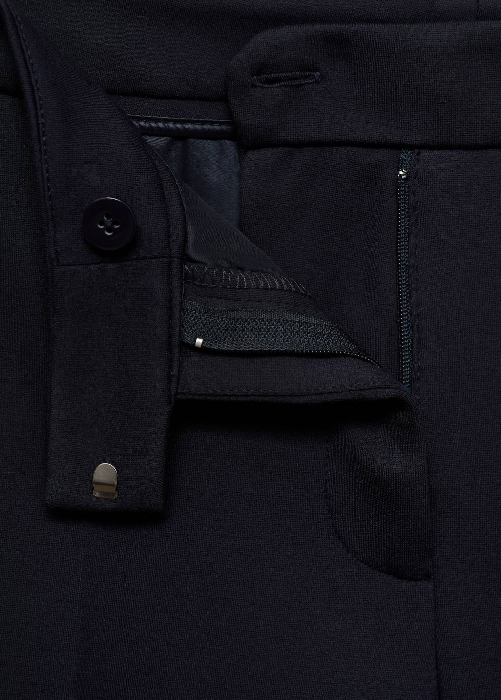 Mango Gerade Hose Aus Romanit-Jersey